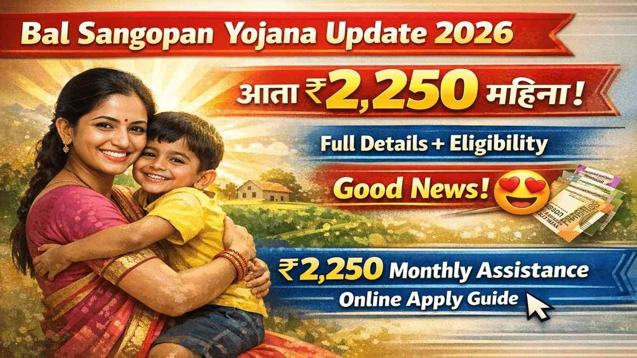 बाल संगोपन योजनेत मोठा बदल! लाभार्थींना आता मिळणार महिन्याला ₹2,250