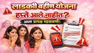 लाडकी बहीण योजना या कारणामुळे हप्ते आले नाहीत आता प्रत्यक्ष पडताळणी होणार