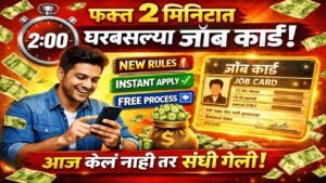 फक्त २ मिनिटात घरबसल्या काढा जॉब कार्ड व सरकारी योजनांचा लाभ घ्या