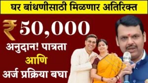 काय? घरकुल योजनेत आता ₹५०,००० रुपये मिळणार? पहा सरकारचा नवा जीआर (GR)!