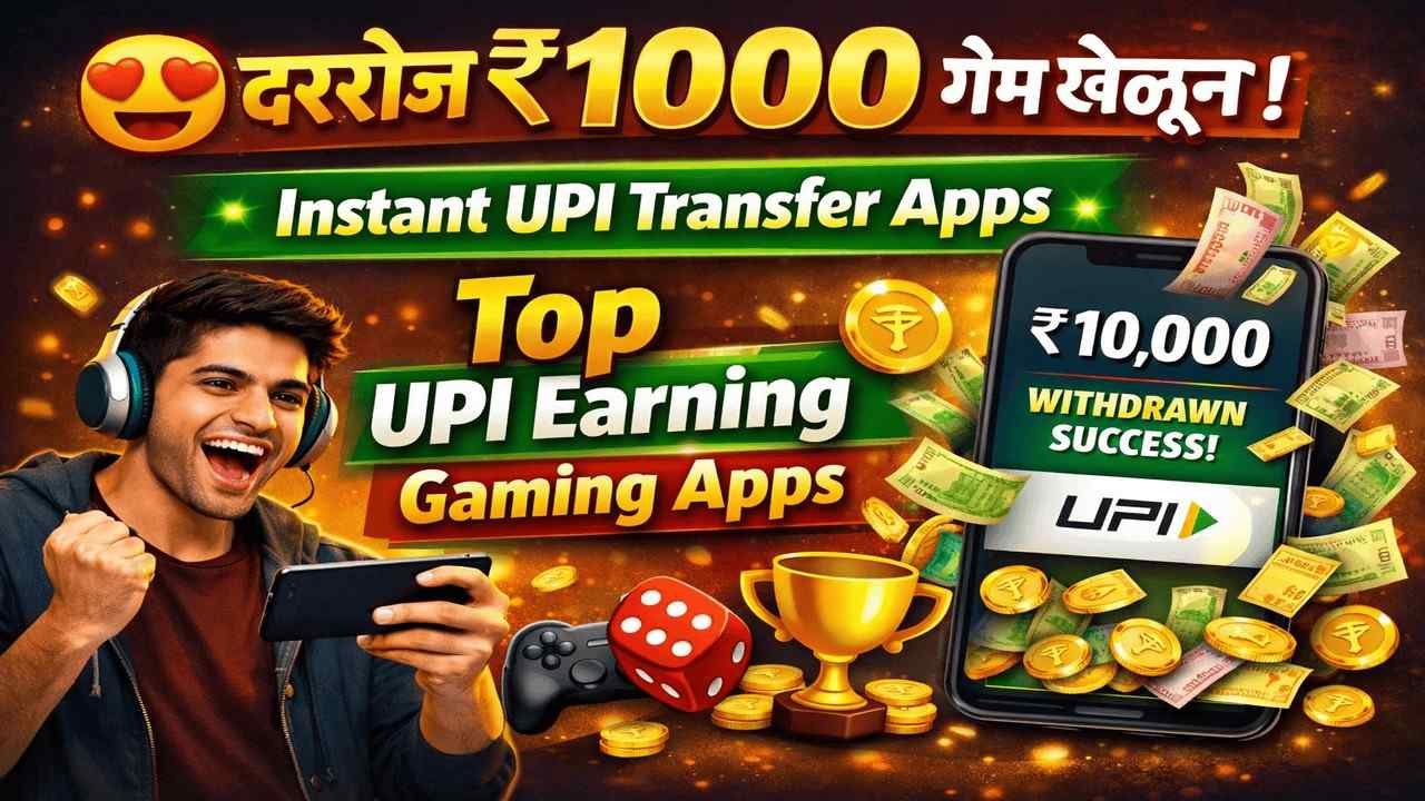 💰5 मिनिटांत गेम खेळा आणि UPI ने पैसे काढा | Instant Cashout Apps