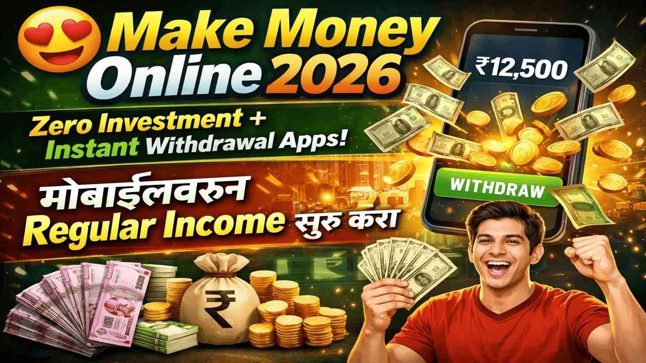 गुंतवणुकीशिवाय दररोज १०० रुपये कमावणारे सर्वोत्तम ५ अँप्स