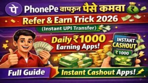 फोन पे पैसे कमवा: तुम्ही घरी बसून दररोज १००० रुपयांपर्यंत कमवू शकता.
