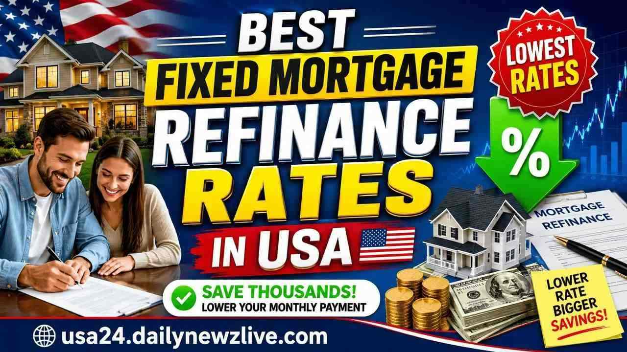 Best Fixed Mortgage Refinance Rates in USA